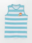 Crew Neck Striped Boy Undershirt