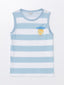 Crew Neck Striped Boy Undershirt