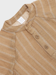 Collar Short Sleeve Baby Boy Shirt