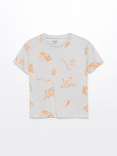 Crew Neck Short Sleeve Printed Baby Boy T-Shirt
