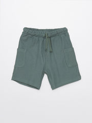 Basic Baby Boy Shorts with Elastic Waist