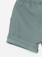 Basic Baby Boy Shorts with Elastic Waist