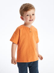 Crew Neck Basic Baby Boy T-Shirt