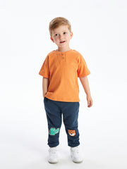 Crew Neck Basic Baby Boy T-Shirt