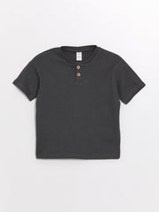 Crew Neck Basic Baby Boy T-Shirt