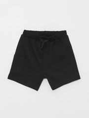 Basic Baby Boy Shorts with Elastic Waist