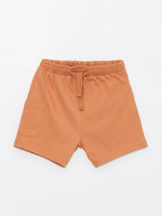 Basic Baby Boy Shorts with Elastic Waist