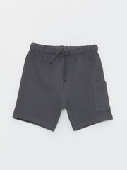 Basic Baby Boy Shorts with Elastic Waist
