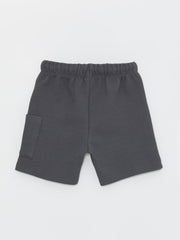 Basic Baby Boy Shorts with Elastic Waist