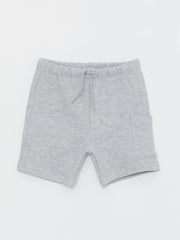 Basic Baby Boy Shorts with Elastic Waist