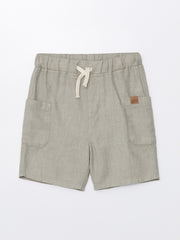 Printed Baby Boy Shorts with Elastic Waist