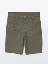 Basic Baby Boy Gabardine Shorts
