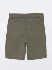 Basic Baby Boy Gabardine Shorts