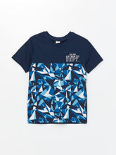 Crew Neck Printed Short Sleeve Boys T-Shirt
