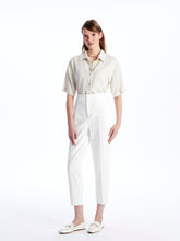 Women Carrot Cut Straight Trousers