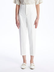Women Carrot Cut Straight Trousers