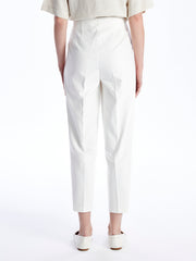 Women Carrot Cut Straight Trousers