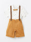 Short Sleeve Printed Baby Boy Shirt and Shorts Set of 2