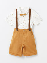 Short Sleeve Printed Baby Boy Shirt and Shorts Set of 2