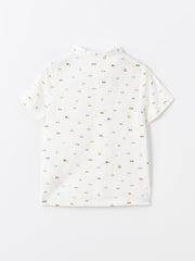 Short Sleeve Printed Baby Boy Shirt and Shorts Set of 2