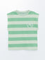 Crew Neck Striped Baby Boy Undershirt