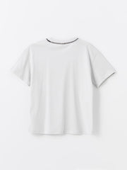 Comfortable Fit Crew Neck Short Sleeve Boy's T-Shirt