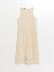 Crew Neck Lace Women's Dress