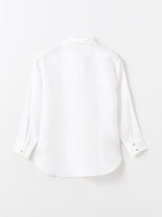 LCW Vision
New Black Plain Long Sleeve Oversize Linen Women's Shirt