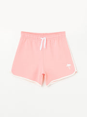 Elastic Waist Printed Girls Shorts