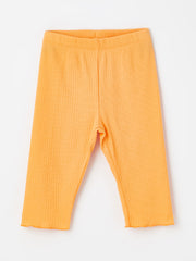 Floral Baby Girl Tights with Elastic Waist, 2 Pack