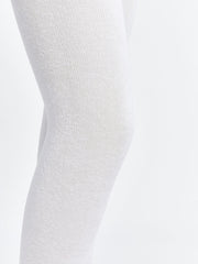 LCW Kids White Basic Girls Tights 2-Pack