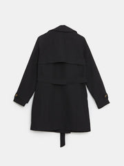 LCW Classic Jacket Collar Women Trench Coat