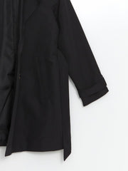 LCW Classic Jacket Collar Women Trench Coat