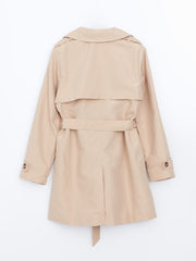 LCW Classic Jacket Collar Women Trench Coat