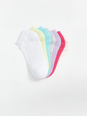 LCW Kids Pink Basic Girls Booties Socks 7-Pack