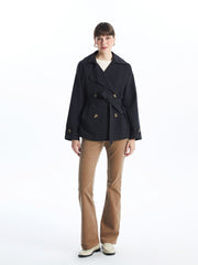 LCW Classic Jacket Collar Women Trench Coat