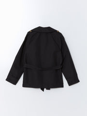 LCW Classic Jacket Collar Women Trench Coat