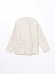 LCW Classic Jacket Collar Women Trench Coat