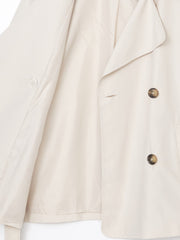 LCW Classic Jacket Collar Women Trench Coat