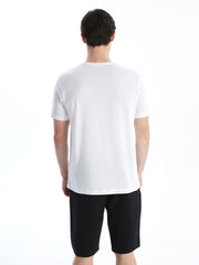 LCW Basic Crew Neck Combed Cotton Men T-Shirt