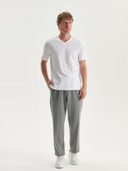 LCW Classic V-Neck Short Sleeve Combed Cotton Men T-Shirt