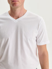 LCW Classic V-Neck Short Sleeve Combed Cotton Men T-Shirt
