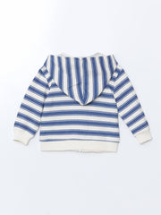 LCW Baby Hooded Baby Boy Cardigan And Tracksuit Bottom 2-Piece Set