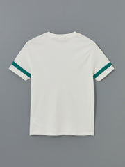 Xside- Crew Neck Short Sleeve Printed Combed Cotton Men T-Shirt