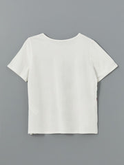 LCW Grace Crew Neck Floral Women T-Shirt