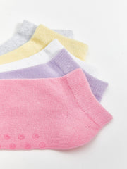LCW Baby Basic Baby Girl Booties Socks 5-Pack