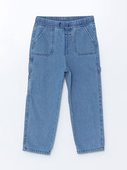 LCW Kids Indigo Elastic Waist Boy Jean Trousers