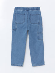 LCW Kids Indigo Elastic Waist Boy Jean Trousers