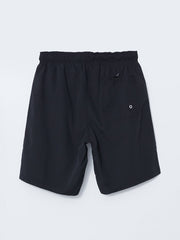 LCW SWIMWEAR Blue Knee Length Basic Men Swim Shorts