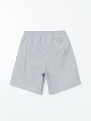 LCW SWIMWEAR Blue Knee Length Basic Men Swim Shorts